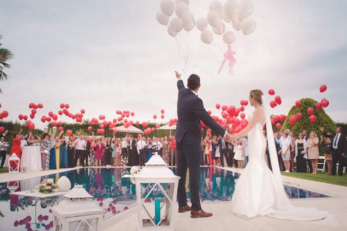 Dekorasi engagement — intimate setup